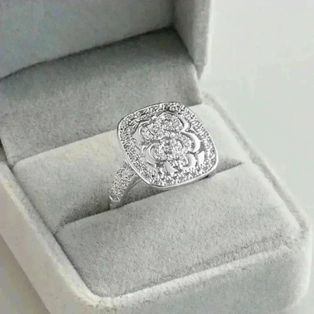🍁New Creative Design CZ Mystic Symbol Ring For Woman, GPMB1503